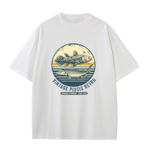 Vintage Fish Retro – Classic Graphic T-Shirt