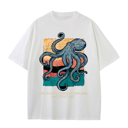 Octopus Under the Sea – Ocean Graphic T-Shirt