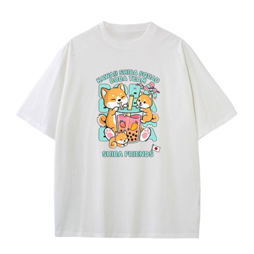 Kawaii Shiba Squad – Cute Shiba Inu Graphic T-Shirt