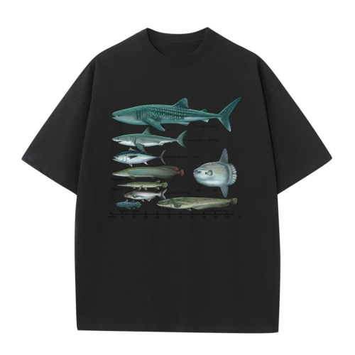 Huge Fish Graphic T-Shirt