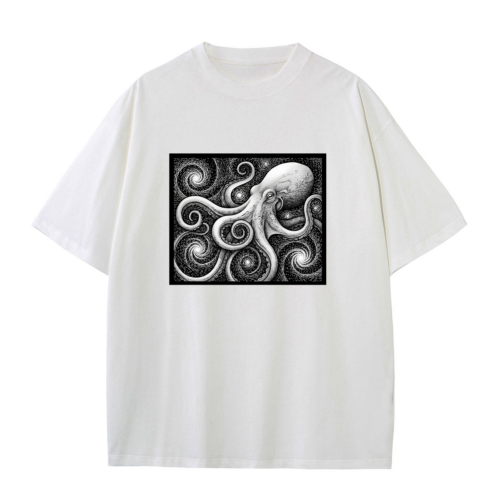 Octopus Under the Sea – Ocean Graphic T-Shirt